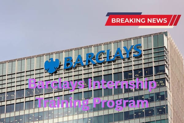 Barclays Internship Training Program