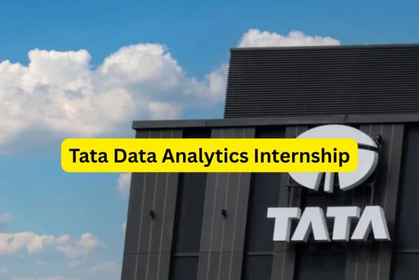 Tata Data Analytics Internship